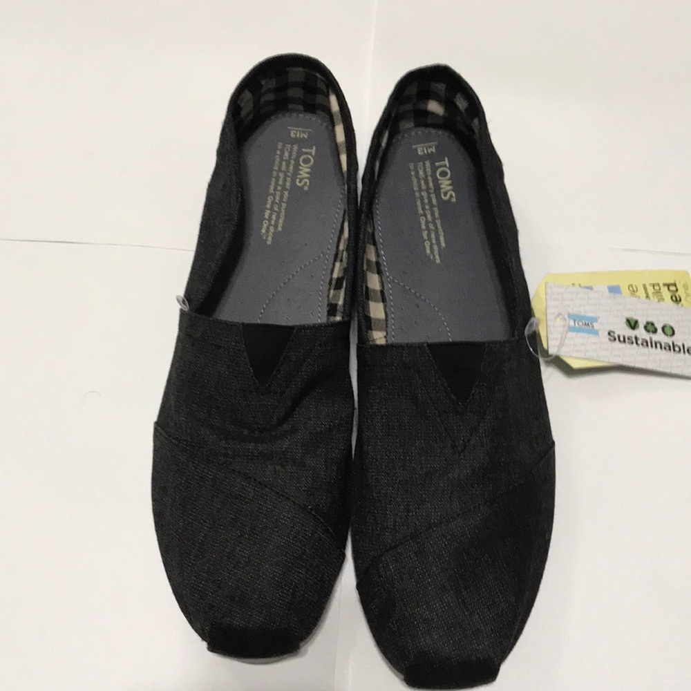 Toms Men Classics Slate Printed Vegan size 13